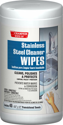 ClearSteel, Stainless Steel Cleaning & Polishing Wipes - BE039